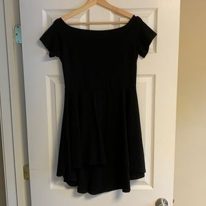 Black Sarin Mathews high-low dress, large